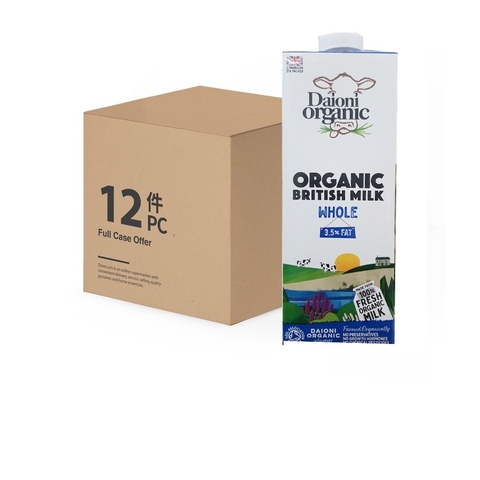 SỮA HỮU CƠ NGUYÊN KEM DAIONI 1L