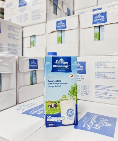Sữa tươi Oldenburger Nguyên Kem 1 lít
