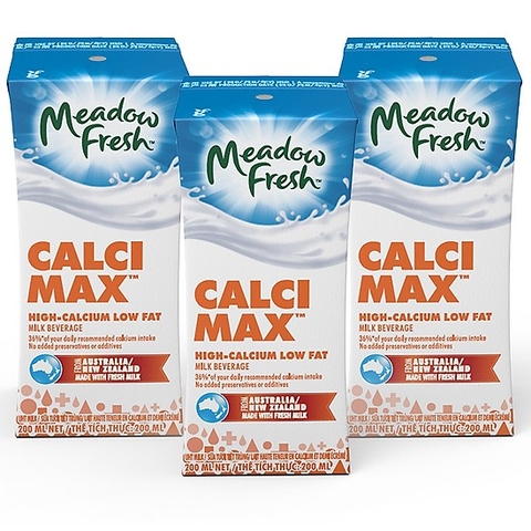 Sữa tươi Meadow Fresh Ít béo, giàu Canxi 200ml