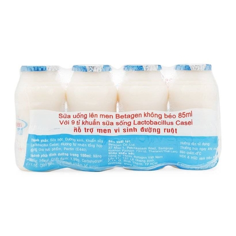 Sữa lên men tự nhiên Betagen Light 85ml