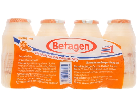 Sữa lên men Cam Betagen 85ml