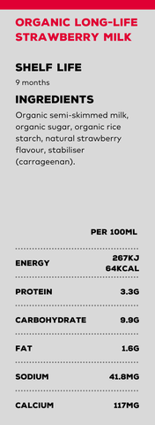 SỮA HỮU CƠ TÁCH BÉO DAIONI VỊ DÂU 200ml