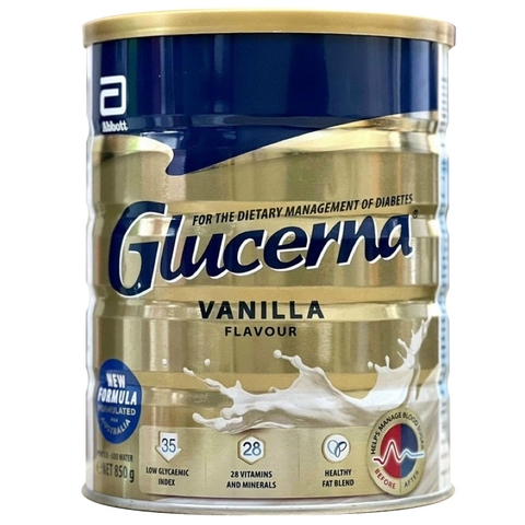 Sữa Bột Glucerna Úc Dành Cho Người Tiểu Đường 850G Abbott