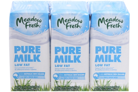 Sữa tươi Meadow Fresh Ít béo 200ml