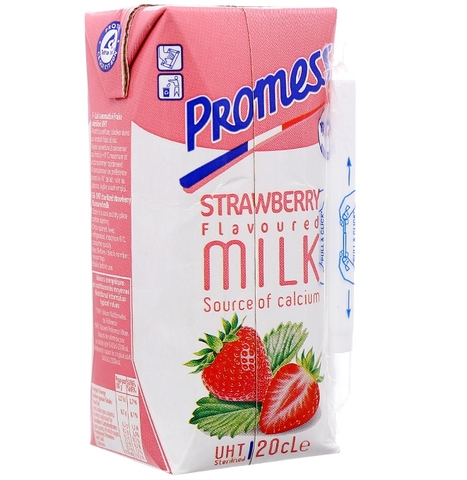 Sữa Tươi Promess Hương Dâu 200ml
