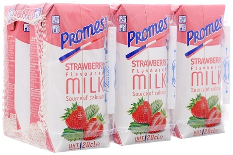 Sữa Tươi Promess Hương Dâu 200ml