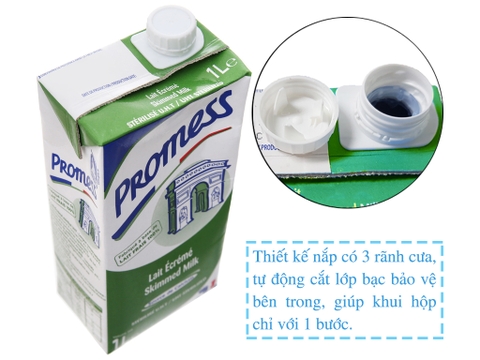 Sữa Tươi Promess Không Béo 1 Lít