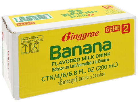 Sữa tươi Binggrae hương chuối 200ml