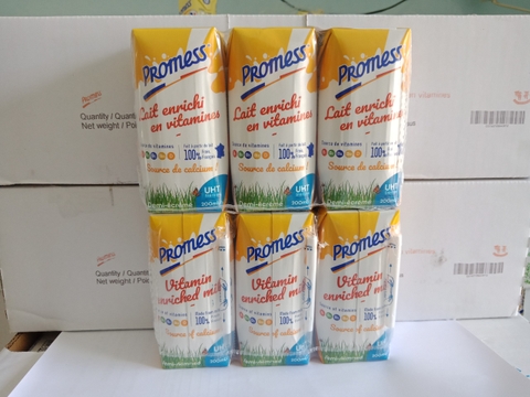 Sữa Tươi Promess Ít béo Giàu Vitamin 200ml