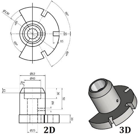 CNC CAD 2D/3D Files Desgins