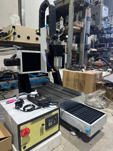 Máy Cắt - Khắc CNC Mini Thân Gang 3040 H-Frame