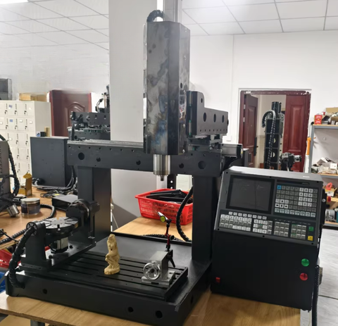 Máy CNC Mini 5 Trục Trunnion AC Table – Hành Trình X350×Y260×Z260mm