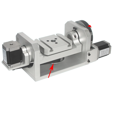 Trục Quay CNC A + C – 2 Phiên Bản: Mặt Bàn Phẳng / Mâm Cặp 100mm