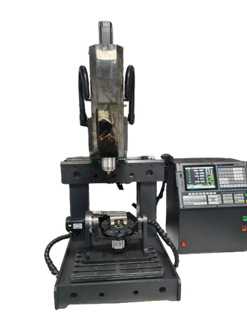 Máy CNC Mini 5 Trục Trunnion AC Table – Hành Trình X350×Y260×Z260mm
