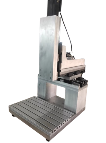Khung máy CNC mini 3 trục – Kết cấu nhôm nguyên khối, bàn gá T-slot