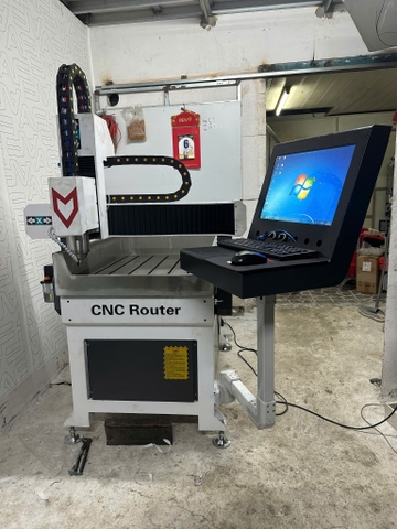 CNC Router 6090 Khung Gang Cứng Vững Gia Công Nhôm - Phíp Pakelit
