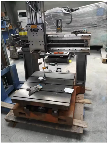 Khung Máy CNC mini Công Nghiệp Gang Đúc – Cổng Trục Bàn Rãnh Chữ T