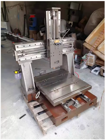 Khung Máy CNC mini Công Nghiệp Gang Đúc – Cổng Trục Bàn Rãnh Chữ T