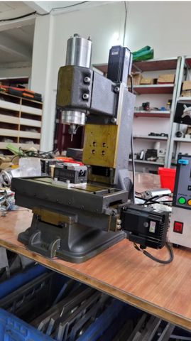 Máy CNC Mini Để Bàn | Hành Trình 150x120x150mm – Cấu Trúc Gang Đúc Nguyên Khối