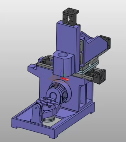 Khung Máy CNC Khắc 5 Trục Mini | CNC|MAN