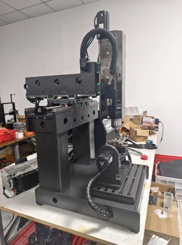 Máy CNC Mini 5 Trục Trunnion AC Table – Hành Trình X350×Y260×Z260mm