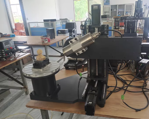 Máy CNC Mini 5 Trục A-C Để Bàn – Hành Trình 350×230×230mm