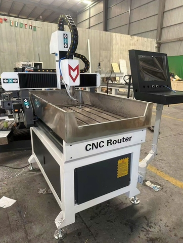 CNC Router 6090 Khung Gang Cứng Vững Gia Công Nhôm - Phíp Pakelit