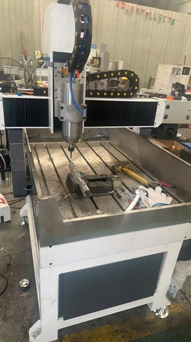 CNC Router 6090 Khung Gang Cứng Vững Gia Công Nhôm - Phíp Pakelit