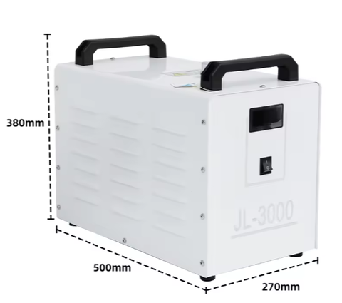 Máy làm lạnh nước JL-3000 (Blue Penguin) – Giải pháp làm mát nhỏ gọn cho máy laser CO₂