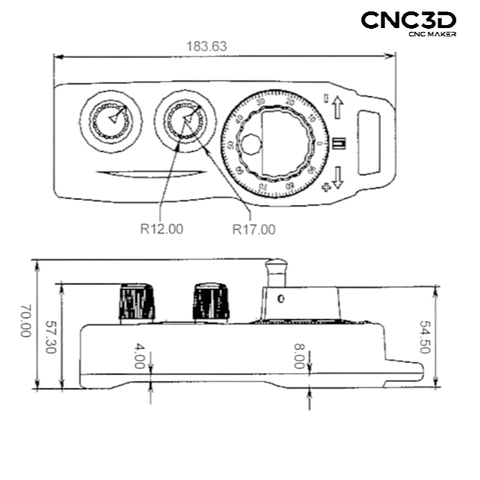 Tay Quay Phát Xung Cho Máy CNC || CNC MPG Pendant For Mitsubishi Siemens FANUC Controller