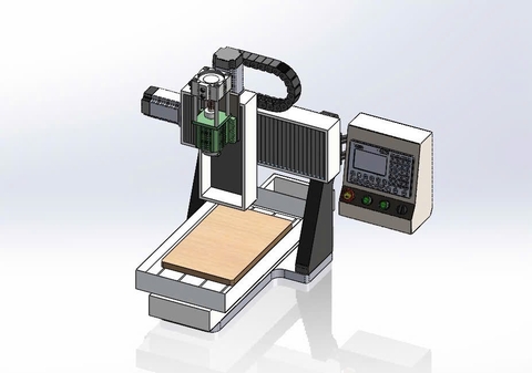Máy Cắt - Khắc CNC Mini Thân Gang 3040 H-Frame