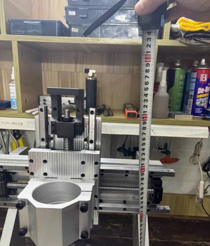 Khung Máy CNC H-Frame Mini Full Nhôm  – Bàn Làm Việc 300×250mm