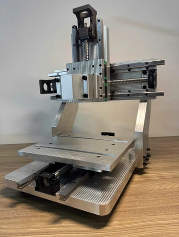 Khung Máy CNC H-Frame Mini Full Nhôm  – Bàn Làm Việc 300×250mm