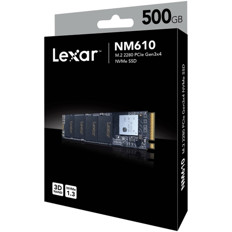 Ổ cứng SSD Lexar 500GB NM610 PCIe G3x4 M.2 2280 (LNM610-500RB)