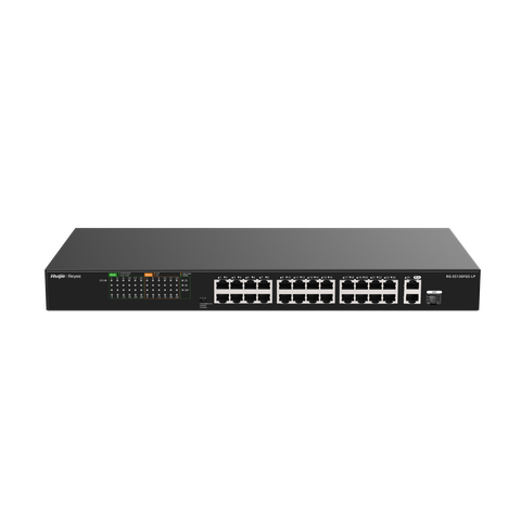 Unmanaged switch 24 cổng PoE RUIJIE RG-ES126FGS-LP
