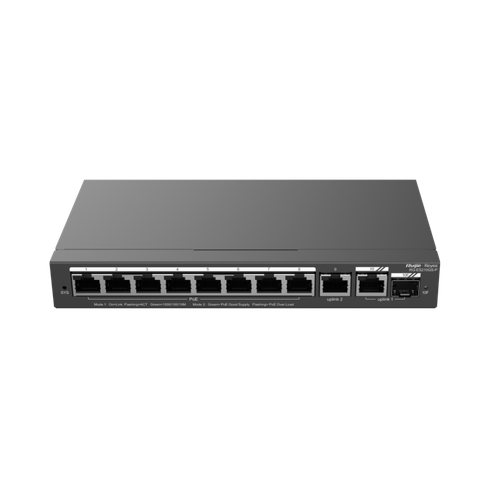 Layer 2 Smart Managed PoE Switch 10 Cổng RUIJIE RG-ES210GS-P