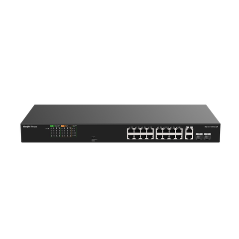 Unmanaged switch 16 cổng PoE RUIJIE RG-ES118FGS-LP