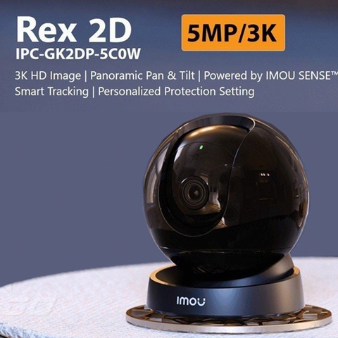 IMOU REX 2D IPC-GK2DP-5C0W Camera trong nhà 5MP, độ phân giải 3K