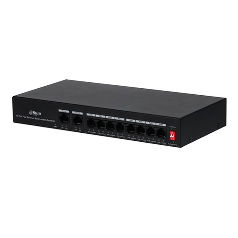 Switch PoE 8 port DAHUA DH-PFS3010-8ET-65