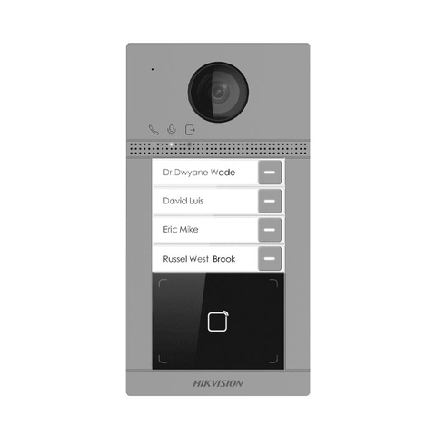 Nút bấm IP 4 cổng cho villa HIKVISION DS-KV8413-WME1