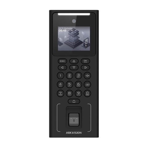 Máy chấm công Hikvision SH-K1T9321MFWX nhận diên khuôn mặt + vân tay + Thẻ