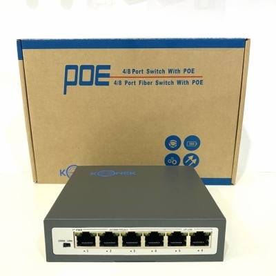 Switch POE 4 Port Golden Konek ( GK-4POE-101)