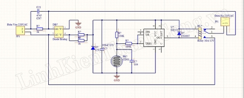 Mạch Đèn Sáng Tự Động - Dùng Nguồn 220VAC!!! Dễ - Đơn Giản - Hiệu Quả!!!