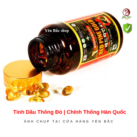 Tinh Dầu Thông Đỏ Chính Hãng Hàn Quốc RED PINE GOLD