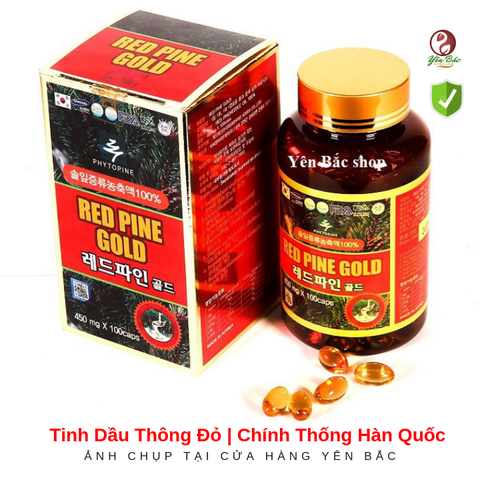 Tinh Dầu Thông Đỏ Chính Hãng Hàn Quốc RED PINE GOLD