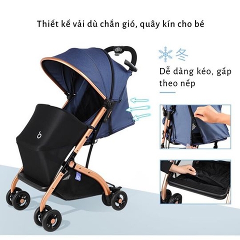 xe đẩy 1 chiều 3 tư thế