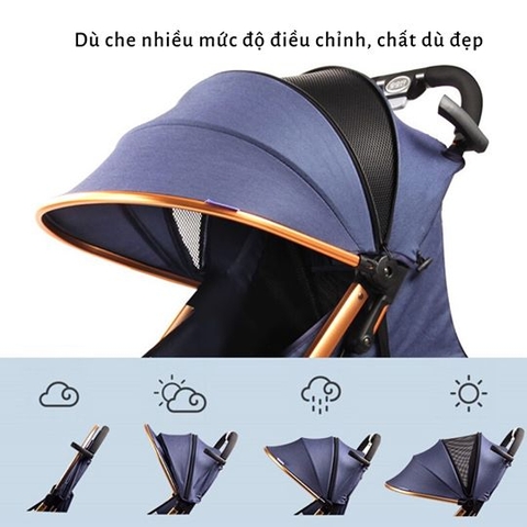 Xe Đẩy Một  Chiều Cao Cấp Baobaohao QZ1