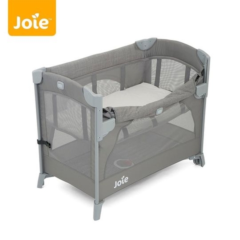 Giường cũi trẻ em Joie Kubbie Sleep Foggy Gray