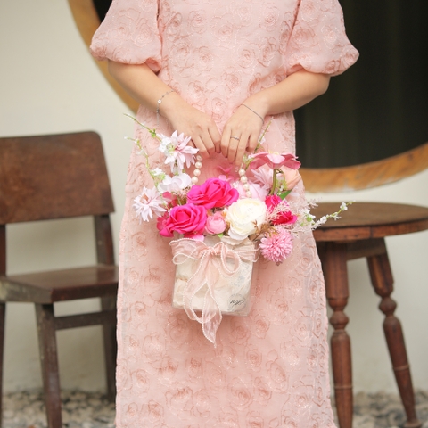 Giỏ Ngọc Trai Crystal - Evelyn