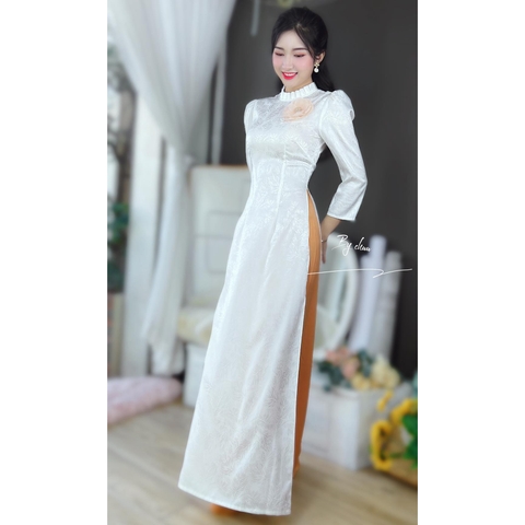 Áo Dài Cổ Li 2PH AD8021 (áo lẻ)